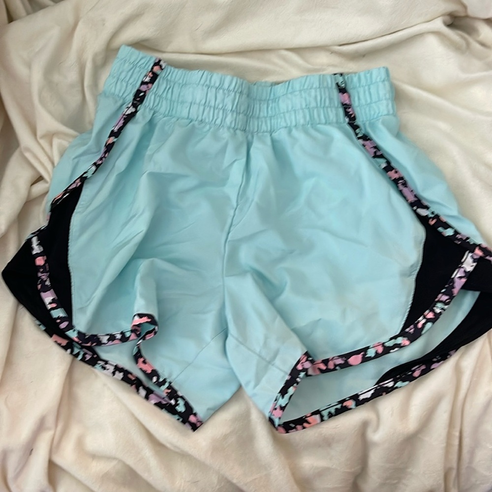 Blue athletic shorts L(10-12) built in liner